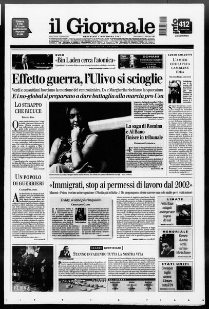 Il giornale : quotidiano del mattino